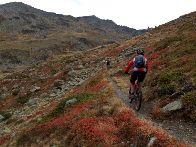 Col des Marches : joli passage avant l'arrivée au refuge des Marches