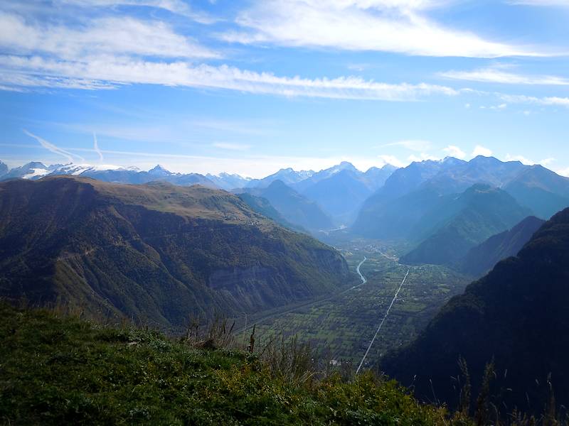 Vallée de BdO : 1100 m au dessus de la vallée
