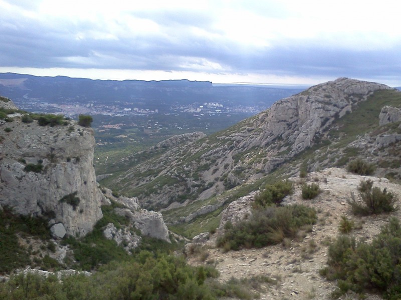 #5 Cap Canaille : sous un ciel plus menaçant que ce matin Cap Canaille : sous un ciel plus menaçant que ce matin