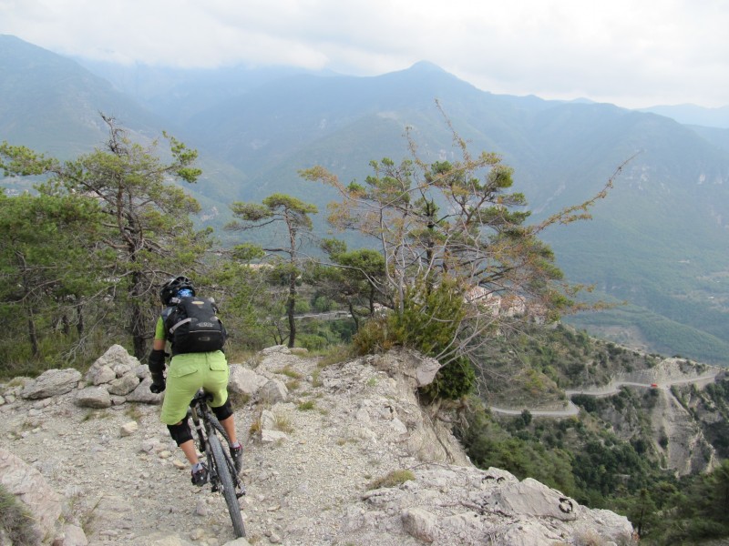 #4 Villars / Bairols : Fin de la descente sur Bairols Villars / Bairols : Fin de la descente sur Bairols