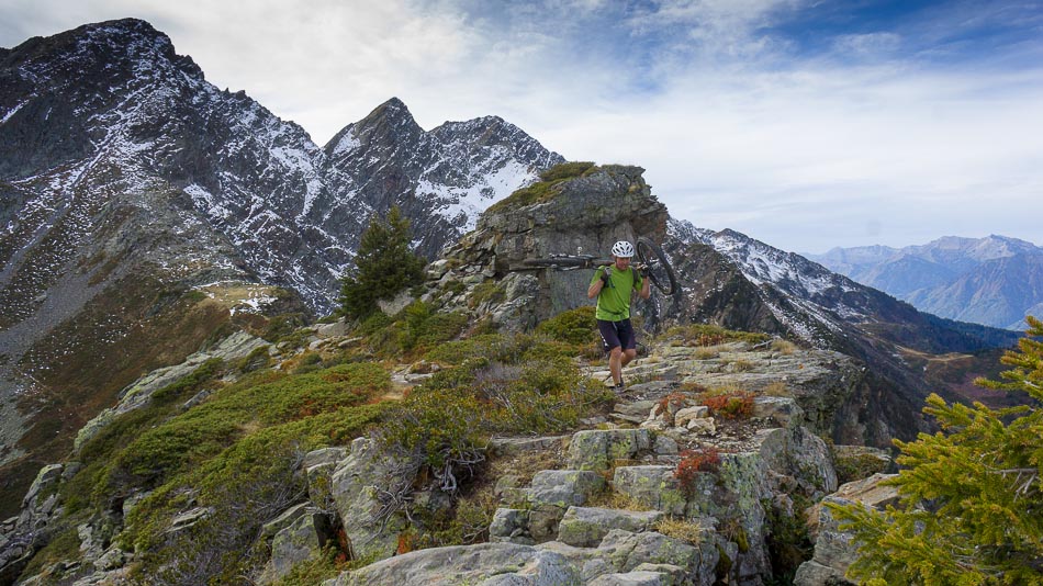 Arête de Roche Plane : Légette, Mirantin au fond