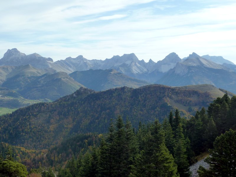 Pano sur le Dévoluy : vers le col de Lus