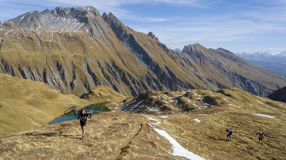 Au dessus du premier lac