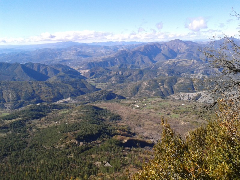 Vue sur Digne : Une vue assez sympa sur Digne