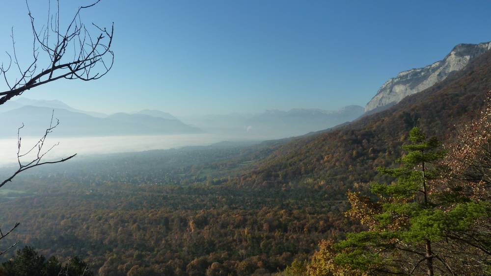 #3 vers le sud : le ruban de brumes s vers le sud : le ruban de brumes s'etire jusqu'à Grenoble