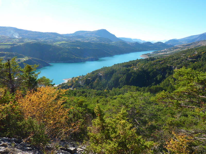 Circuit du Dolmen : La branche Ubaye du lac de Serre Ponçon