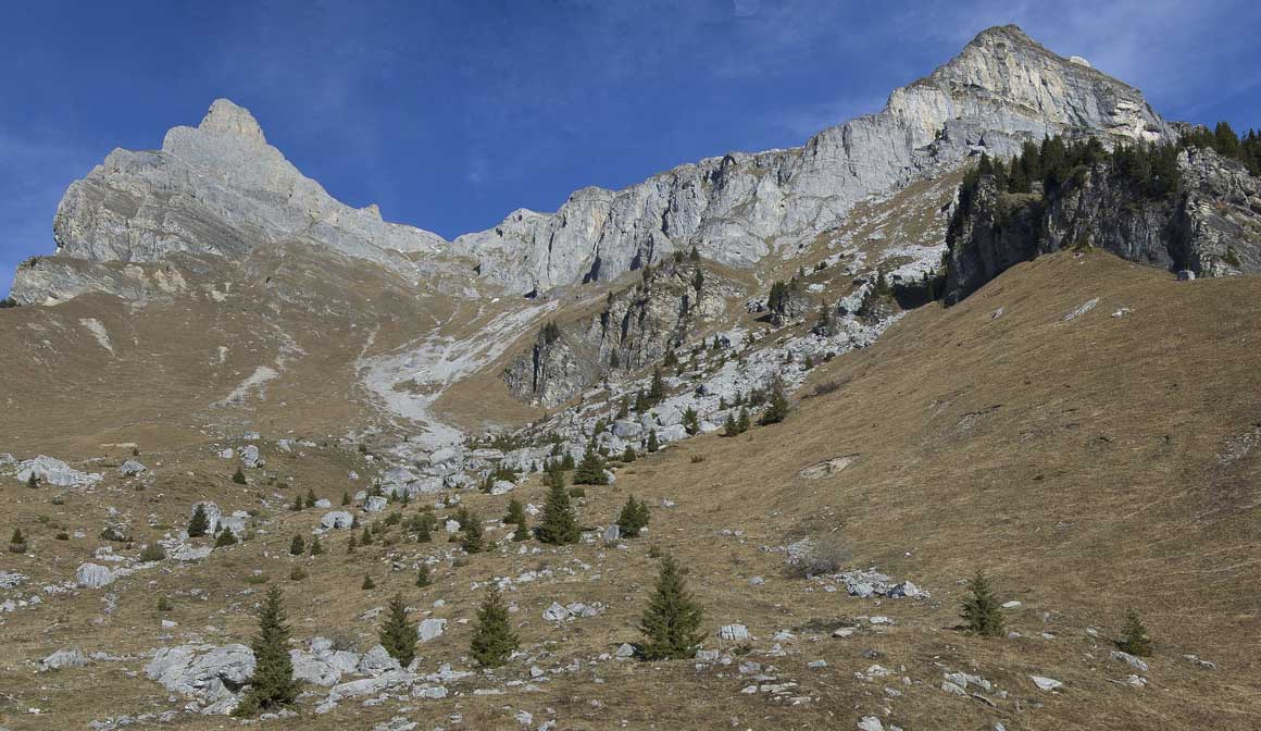 Chalets de Varan : Aiguille de Varan, col de Barmerousse