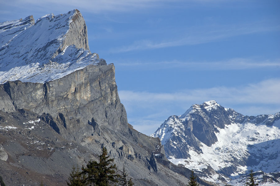 Frioland : Rocher des Fiz - Aiguilles du Belvédère (Aiguilles rouges)