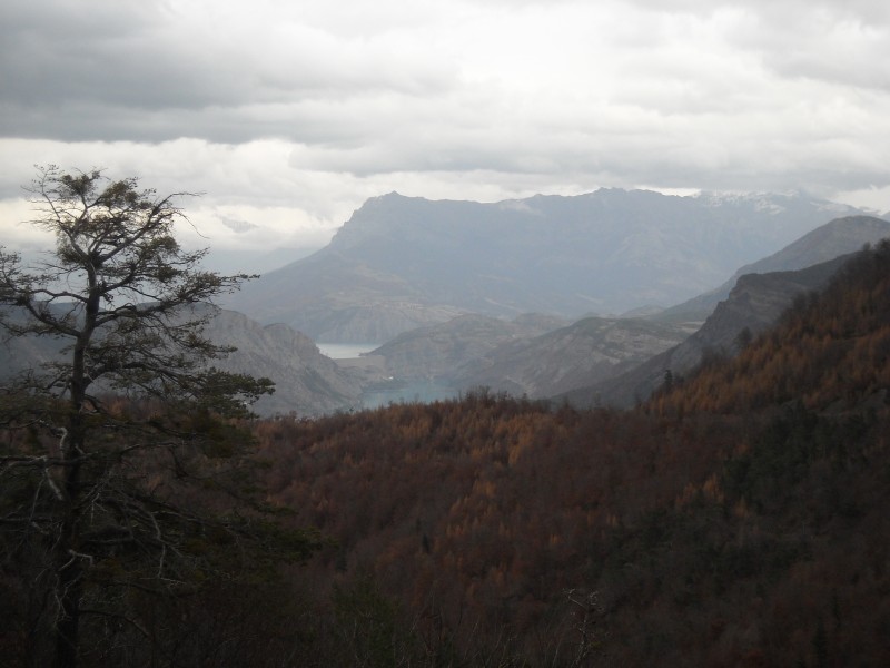 pic du Morgon : le Morgon et le barrage de Serre-Ponçon