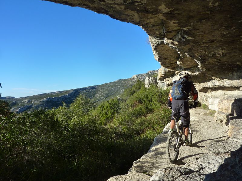 la grotte de Manon : avé la vue, con !