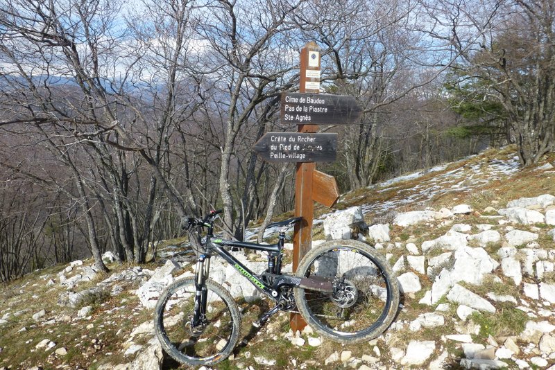 #10 Crête Ouest du Baudon : Enfin atteinte Crête Ouest du Baudon : Enfin atteinte