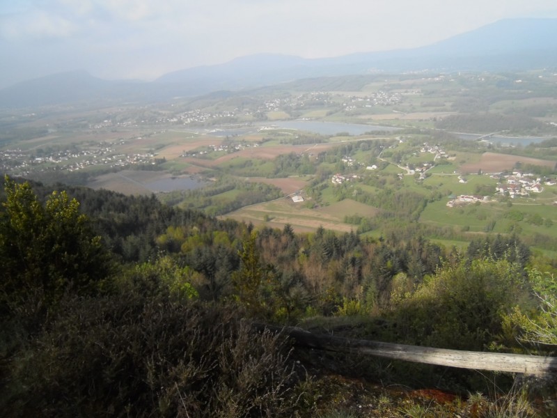#6 La vallée du Rhône : La vue depuis le sommet de la 2° montée. La vallée du Rhône : La vue depuis le sommet de la 2° montée.