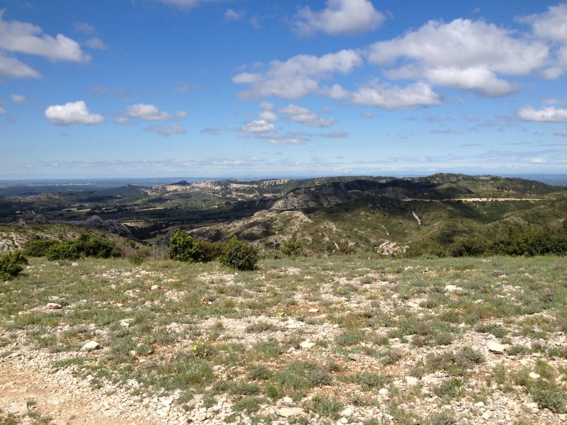 les Baux de Provence : et le plateau parcouru via la tour de Guet