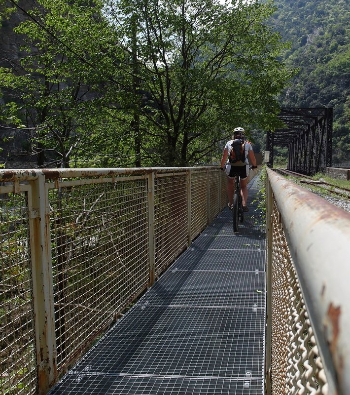 fin de la traversée : Aller je finis sur le bike quand même! pour de multiples raisons, hyper ravie d'avoir fait cette traversée