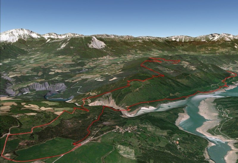 #1 Boucle 3D : sens anti-horaire au départ d Boucle 3D : sens anti-horaire au départ d'Herbelon et retour par la passerelle "himalayenne" W