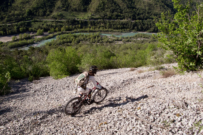 Descente sur Castellane : long travers fabuleux !