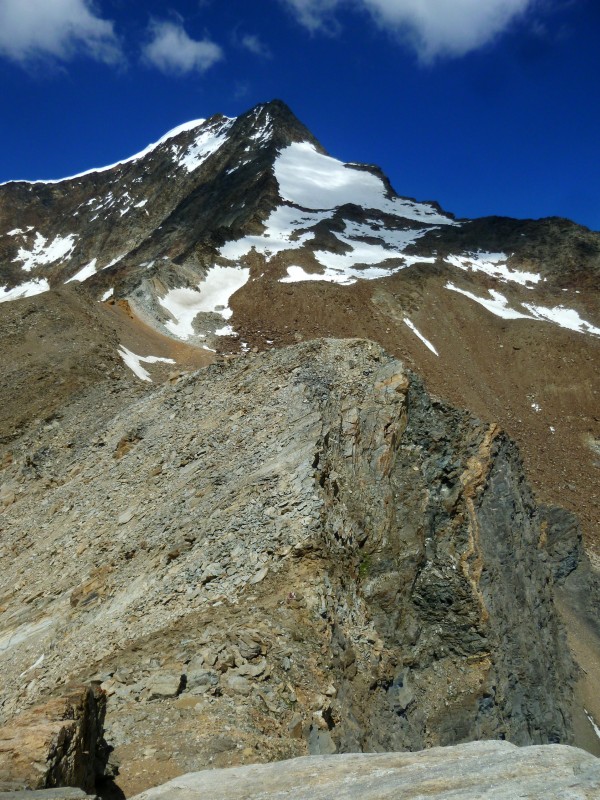 #19 Zwischbergenpass : le col en dessous dominé par le Weissmies Zwischbergenpass : le col en dessous dominé par le Weissmies