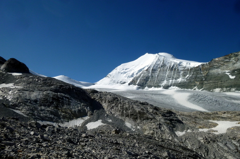 sous le Barrhorn : face au Bishorn