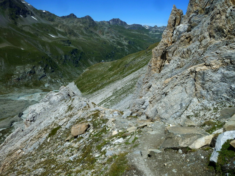 Barrhorn - Gassi : plongeon dans la vallée