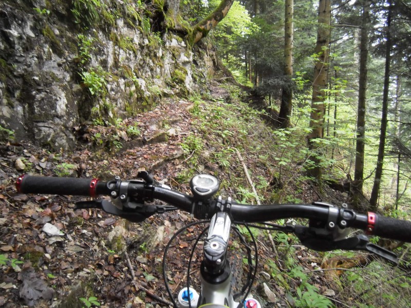 Le sentier des garde : Juste un portage de 20 m de long