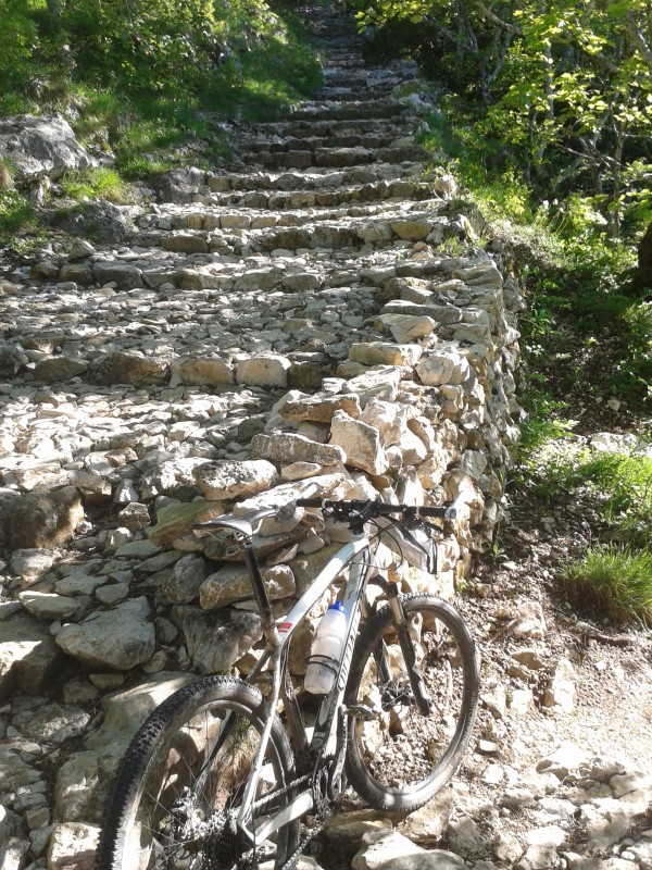 #5 col du St Pilon, les marches d col du St Pilon, les marches d'escalier