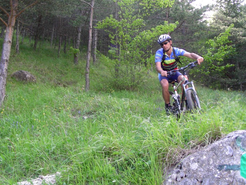 #7 Paolo in action : Paolo sur un lacet avant de la route de col Broùis Paolo in action : Paolo sur un lacet avant de la route de col Broùis