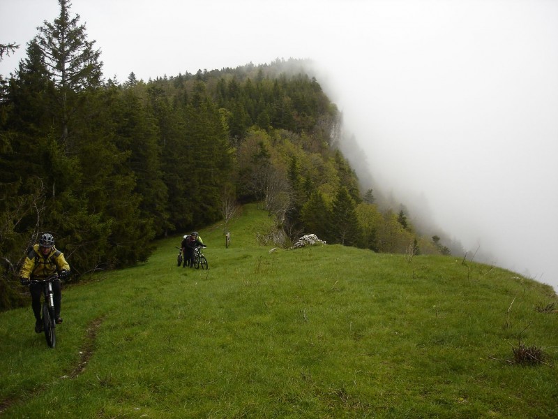 Ambiance : sur la crête vers le Pas de l'Ours