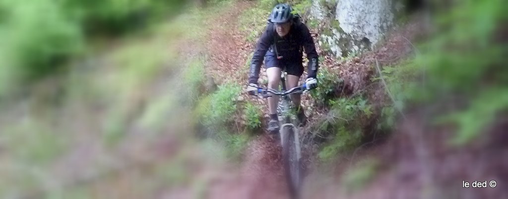 #4 le Boutat : Gilles sort sur la piste de montée (que l le Boutat : Gilles sort sur la piste de montée (que l'on coupe 2 fois)