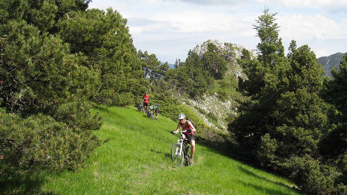 Dernier effort : avant la descente de l'Aupillon