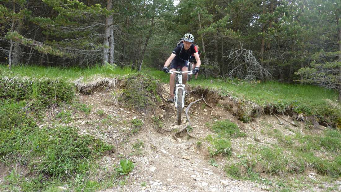 Yann : derniere marche avant le col de Grimone