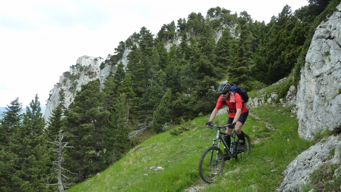 Manu : descente de l'Aupillon