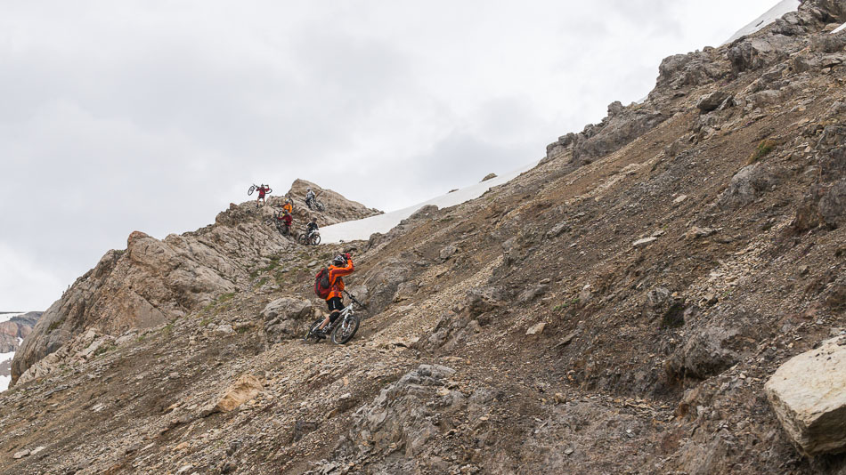 le haut NR : bien raviné et exposé