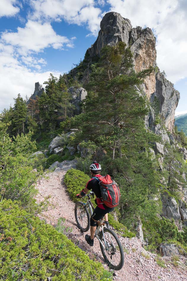 Col de l'Aiguille : avant la dernière descente sur Pallon