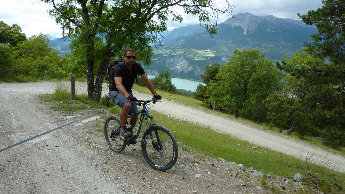 Montée : piste bien roulante