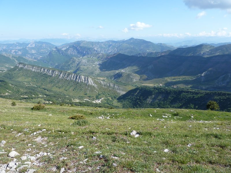 Vallon de  Baudinard : et tous ses sentiers du Pategue jusqu'à Maladrech