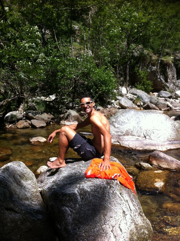 Raid Enduro Ardèche : baignade :)