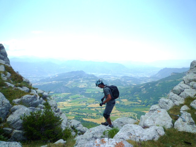 Sommet de la (mini)via ferrata : petit coup d'oeil