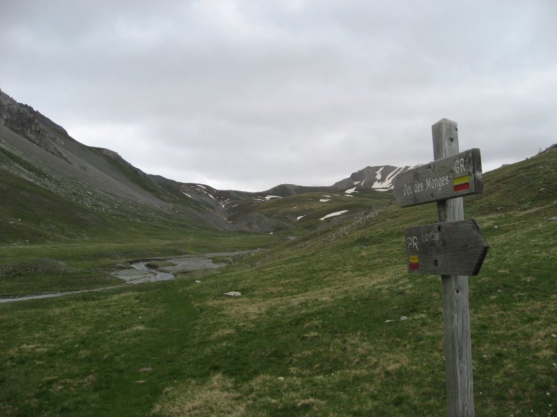 Col des Monges, versant français