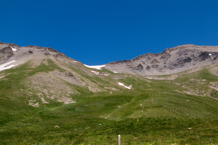 Versant italien du col du Fréjus