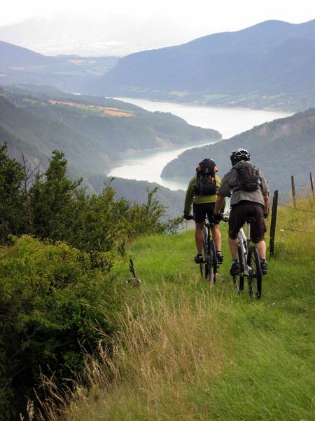 Début de la descente du barrage du Monteynard ! Un régal !