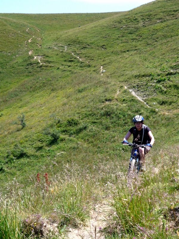 Sous le "Grand lac" pour contourner La Peyrouse