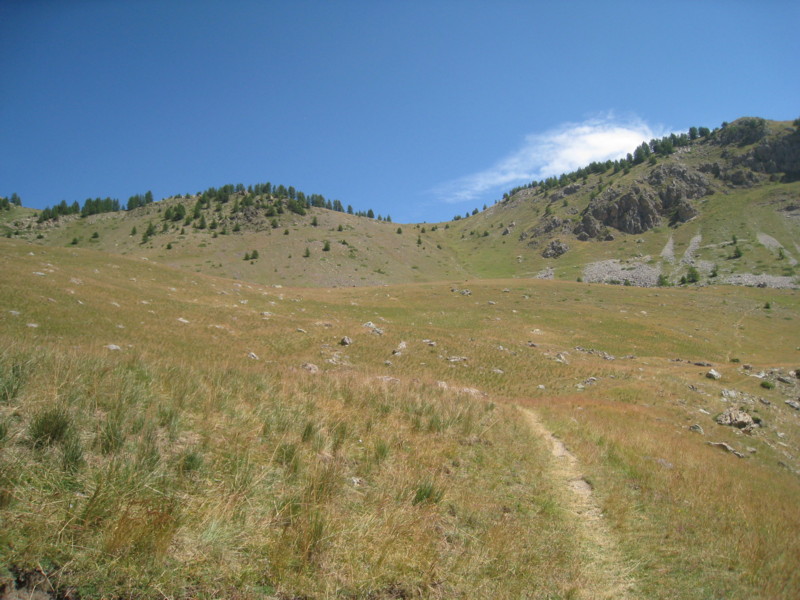 Plein centre, le Col de Tramouillon (section du roulage/poussage).