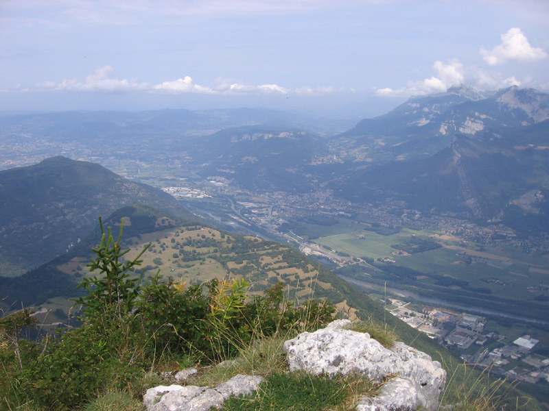 Vue sur le Voironnais depuis la Sure
