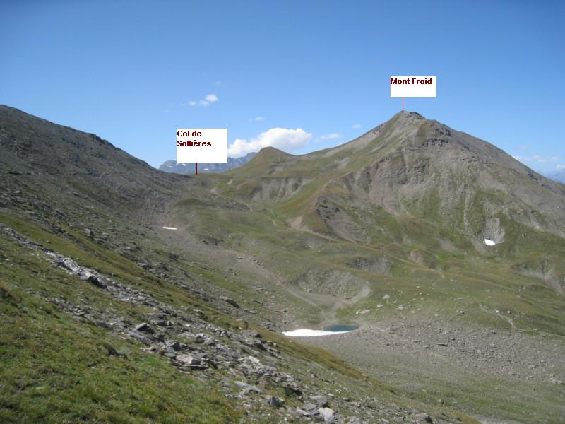 Le Col de Sollières et le Mont-Froid.