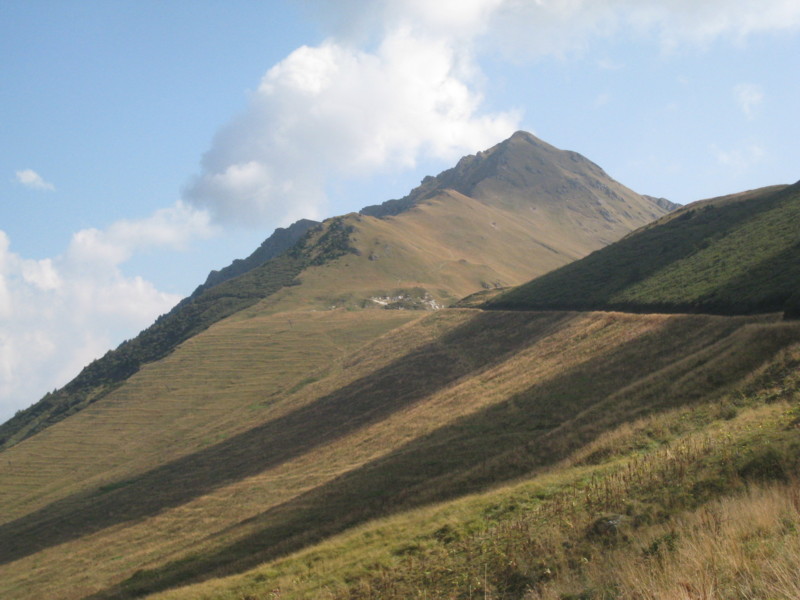 le Col du Gollet et le sommet de Crève-Tête.