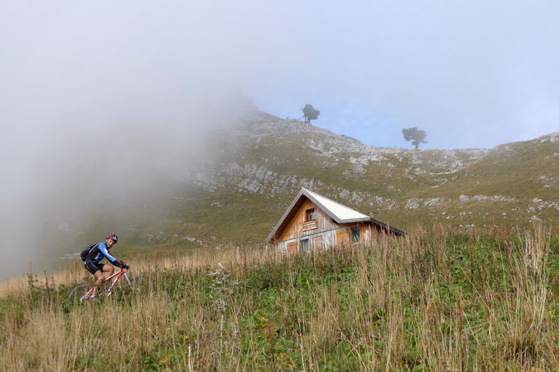 Arrivée au chalet de la Bouchasse