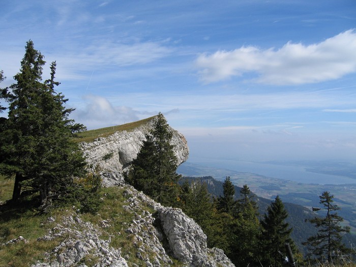 Au sommet des Aiguilles de Baulmes