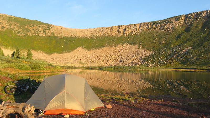 Du VTT Bivouac dans des paysages grandioses