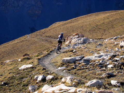 La descente sur les Granges de Furfande