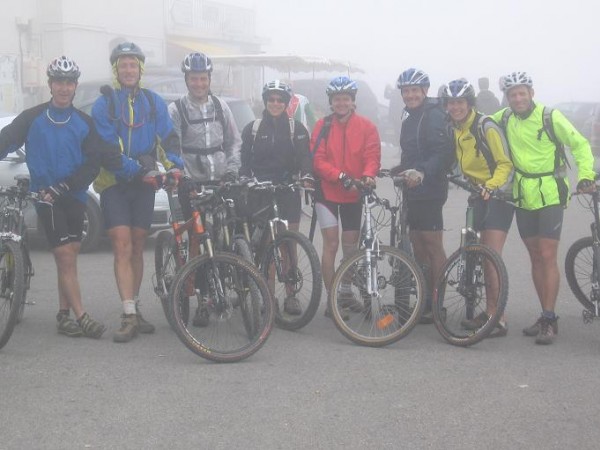 Sommet du Mt Ventoux : l'équipe
